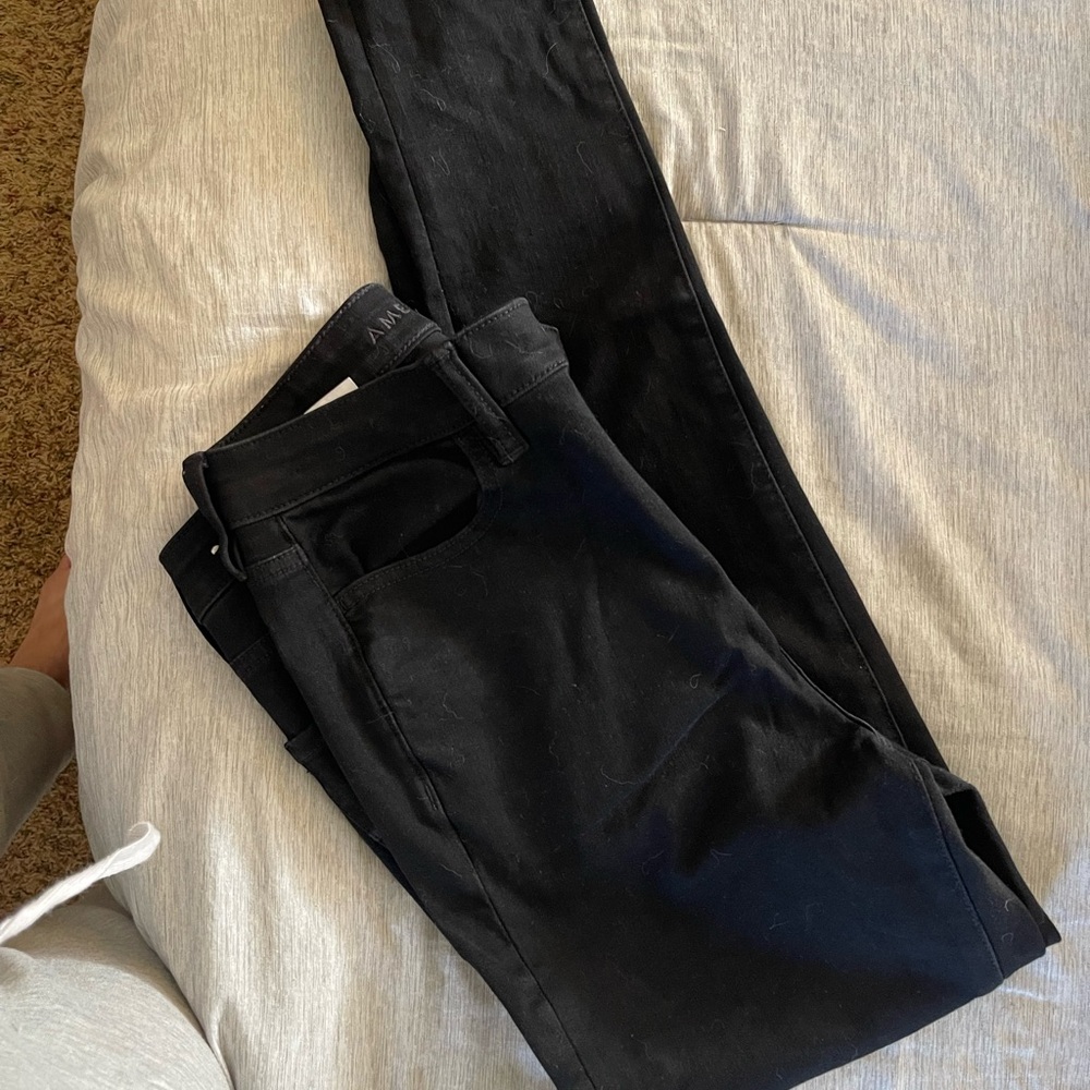 Black skinny jeans American eagle